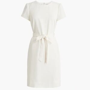 J Crew NWT Short-sleeve belted suiting dress BP924 sz.14
